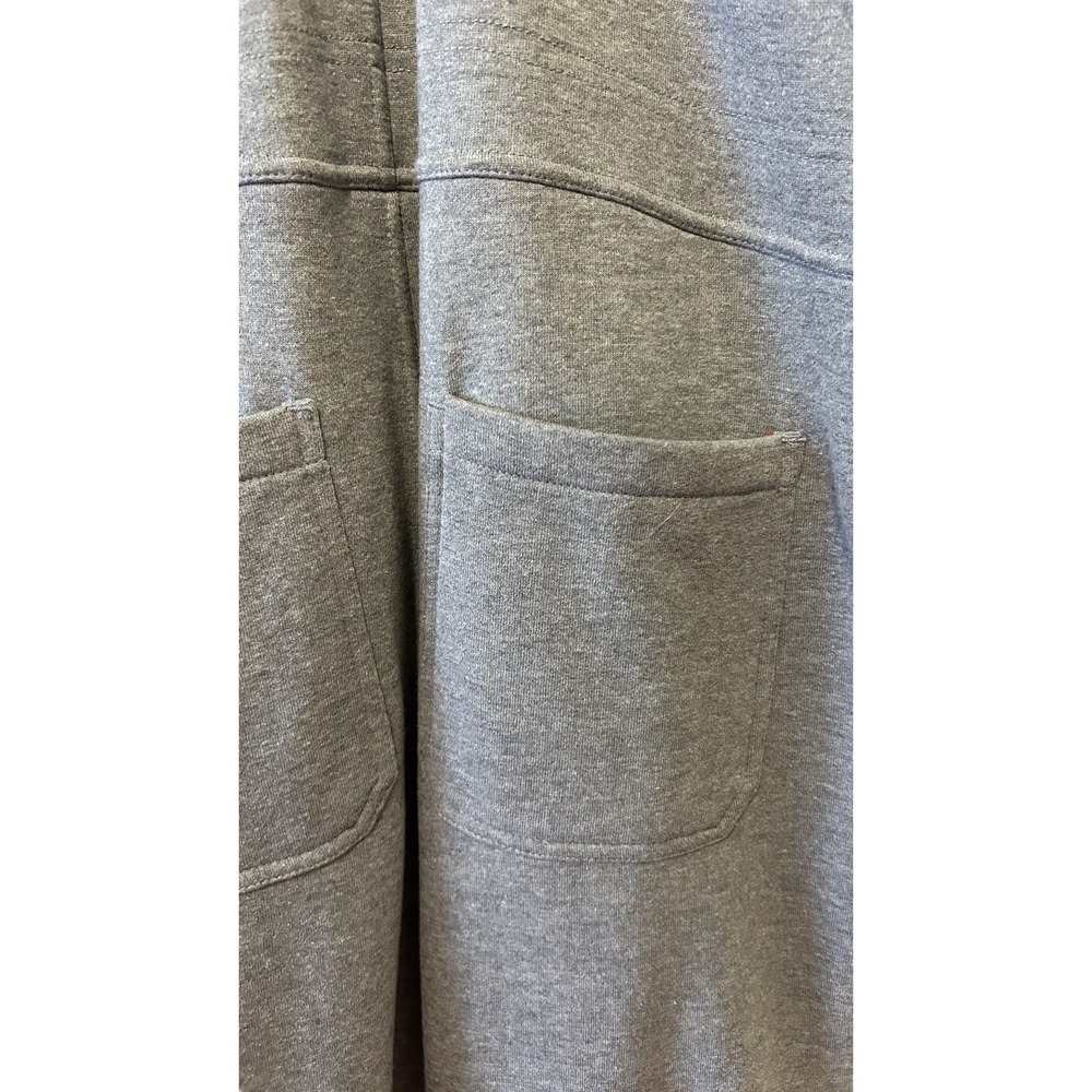 Empyre Men's Bib Overalls Gray Fleece Size M Loungewear Comfy Warm Outdoor - Picture 7 of 12